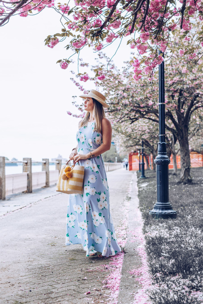 Shein blue maxi outlet dress