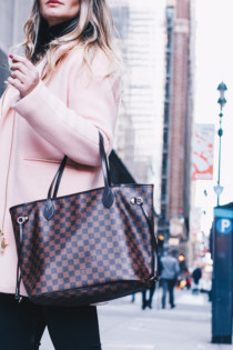 shopper bag hilma NYC influencer wears LV never full